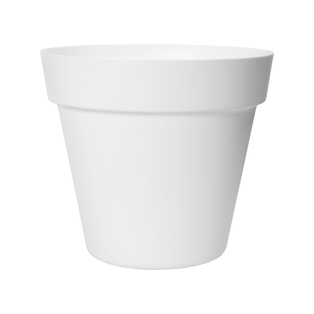 Easyday Smile - Bloempot - Wit - 25 cm Easyday Smile - Bloempot - Wit - 25 cm