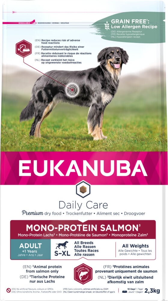 Eukanuba Daily Care Mono Protein  - Hondenvoer - Zalm - 12 kg