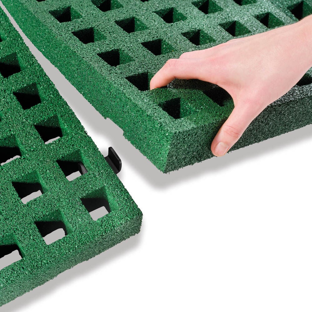 Exit Dynamic - Groundlevel trampoline - Zwart - 1x244x427 cm