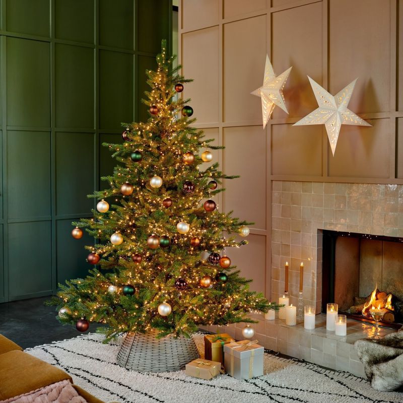 Everlands Grandis Fir - Kunstkerstboom - 210 cm - Groen