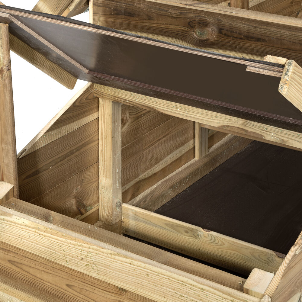 Voldux Fenne - Kippenhok - 80.00 cm - Naturel - 190.00 cm - 88.00 cm
