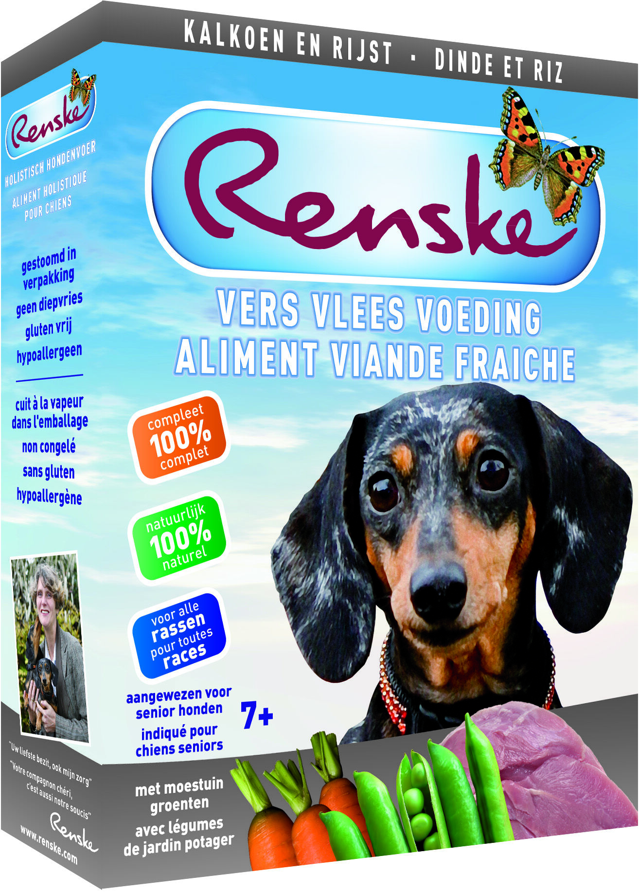 Renske Vers Vlees Voeding Volwassen - Hondenvoer - 395.00 - kalkoen Renske Vers Vlees Voeding Volwassen - Hondenvoer - 395.00 - kalkoen