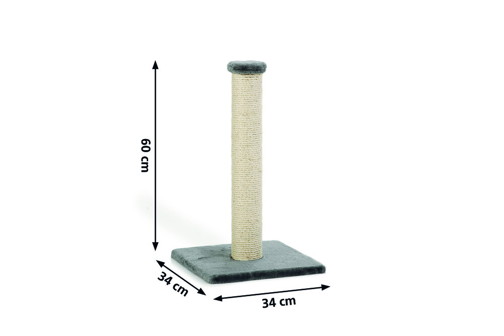 BEEZTEES Gina - Krabpaal - Grijs - 10x34x10 cm