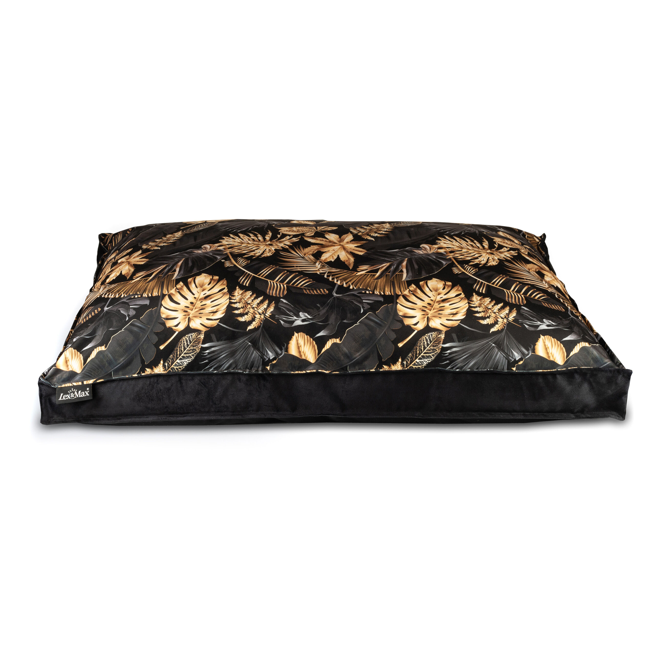 Lex & Max Dubai - Orthopedisch Benchkussen - Zwart / Goud - 17x120x80 cm