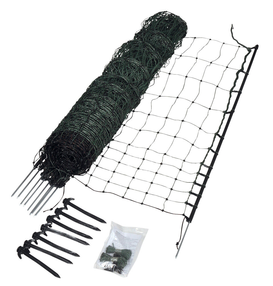 Gallagher Kippennet Enkele Pen - Afrasteringsnetten - 21.00 cm - 130.00 cm - 2500.00 cm - 2500.00 cm - 21.00 cm