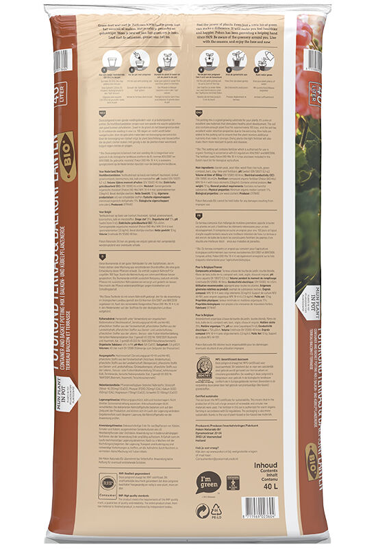 Pokon Bio Terras & balkon potgrond - Potgrond - 40