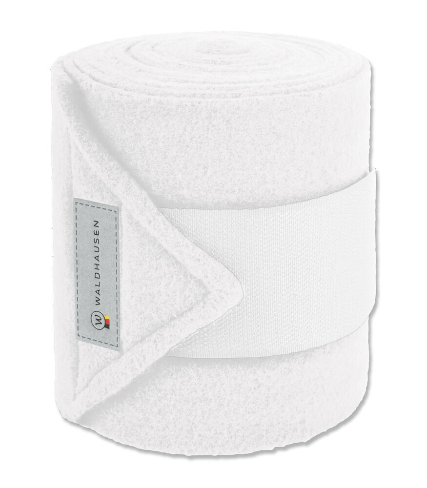 Waldhausen Bandage - Fleece - 4 stuks - Beenbescherming - Wit - 300.00 cm