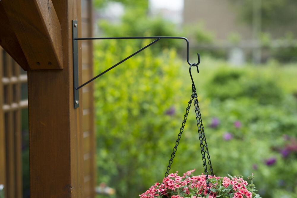 Nature  - Hanging basket Muurhaak - Grijs - 35 cm