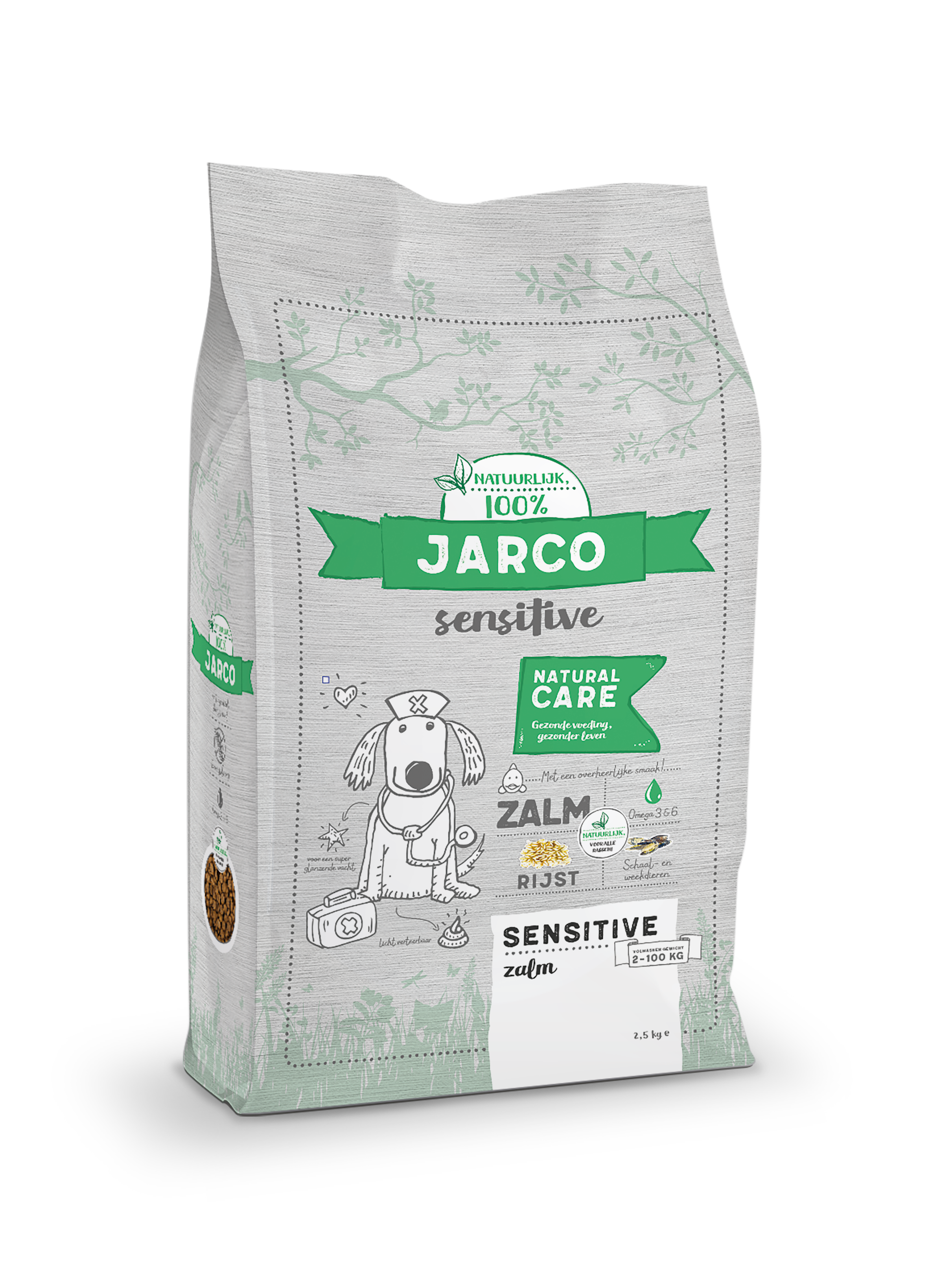 Jarco Dog Sensitive - Hondenvoer - 2.5 - zalm Jarco Dog Sensitive - Hondenvoer - 2.5 - zalm