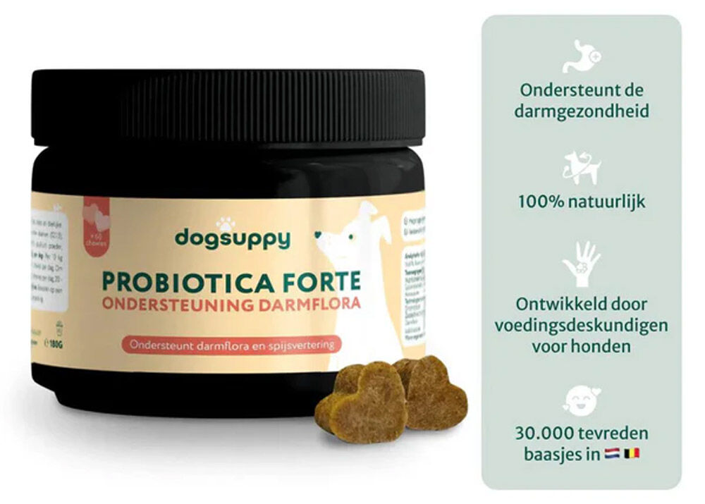 Dogsuppy Probiotica Forte kip - Spijsvertering en darmflora - kip