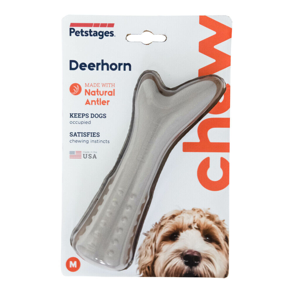 Petstages Deerhorn - Kauwspeelgoed - Beige - 3.18x14x5.72 cm - M Petstages Deerhorn - Kauwspeelgoed - Beige - 3.18x14x5.72 cm - M
