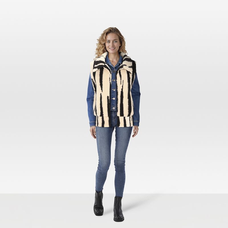 Veleste Jacky - Gilet - 36 - Zwart
