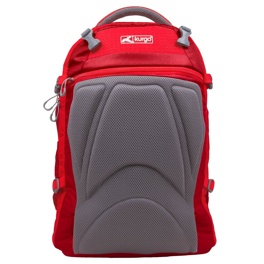 Kurgo G-train Hondenrugzak - Reistas - 53.00 cm - rood - 23.00 cm - 1.00 cm