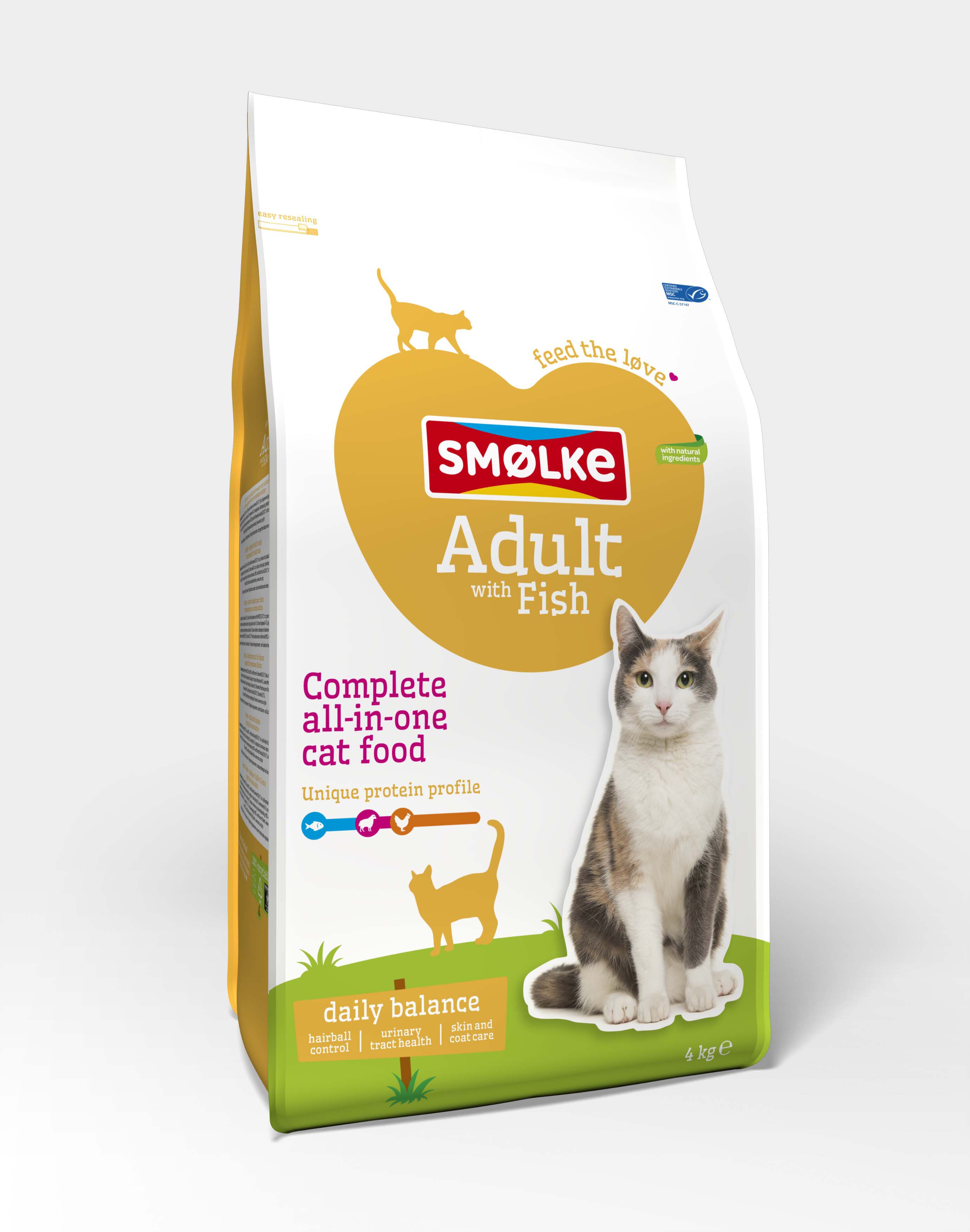 Smölke Adult - Kattenvoer - Vis - 4 kg