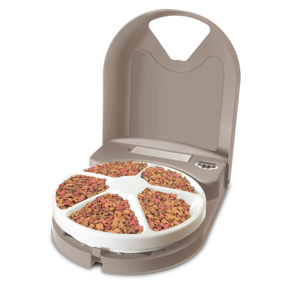 Petsafe - Automatische voerbak voor 5 maaltijden - 11.00 cm - Wit - 40.00 cm - 32.00 cm