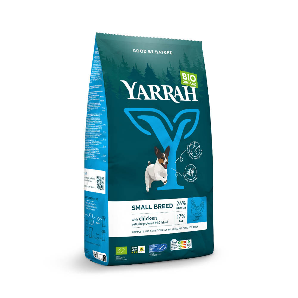 Yarrah Puppy-Adult Small Biologisch - Hondenvoer - 5 - kip