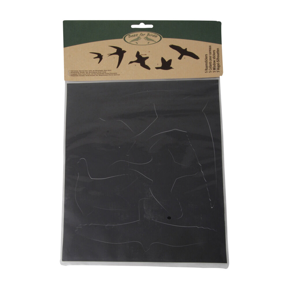 Esschert Design Assorti - Raamstickers Vogel