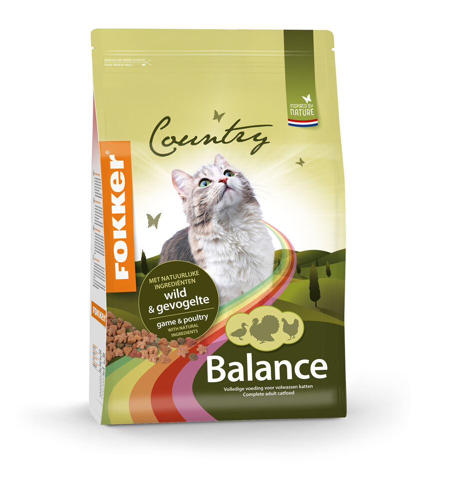Fokker Country Balance - Kattenvoer - Wild - Gevogelte - 10 kg