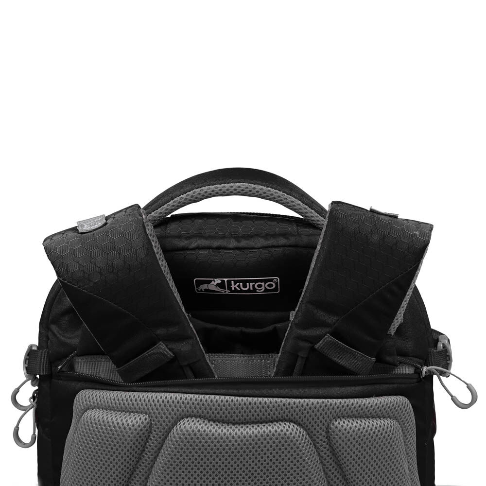 Kurgo G-train Hondenrugzak - Reistas - 53.00 cm - zwart - 23.00 cm - 1.00 cm