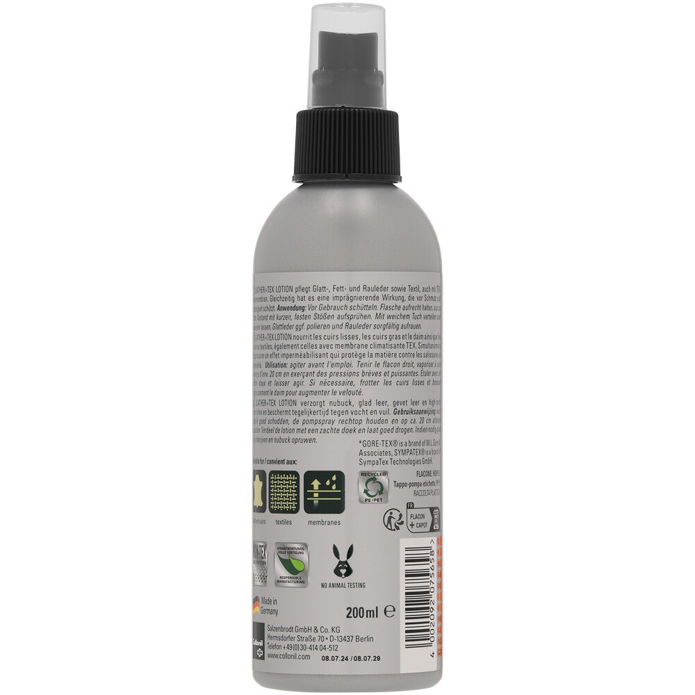 Collonil Leer en Texiel - Reiniger -  Outdoor Active Leather & Tex Lotion - 200