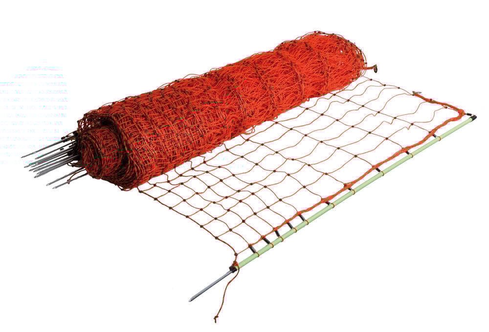 Gallagher Kippennet Enkele Pen - Afrasteringsnetten - 22.5 cm - Oranje - 133.5 cm