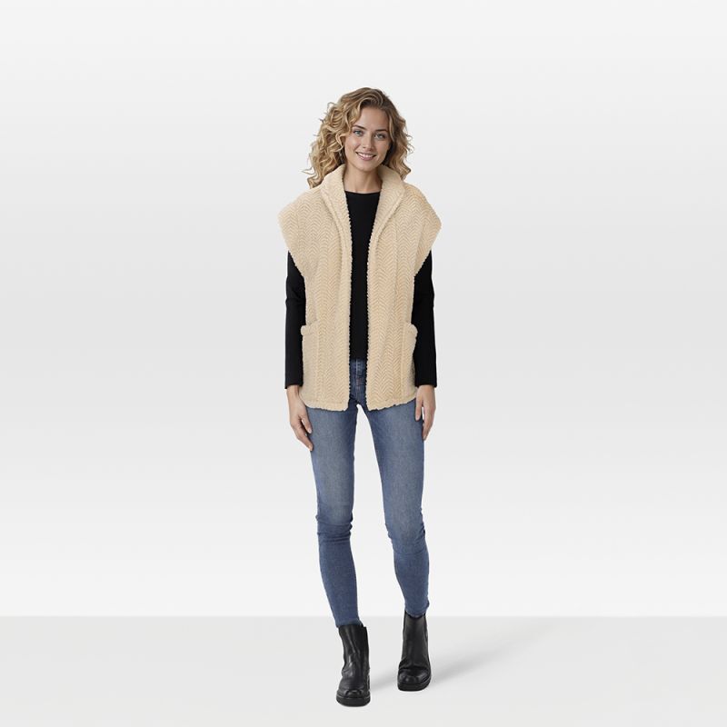 Veleste Grace - Gilet - 36 - Wit