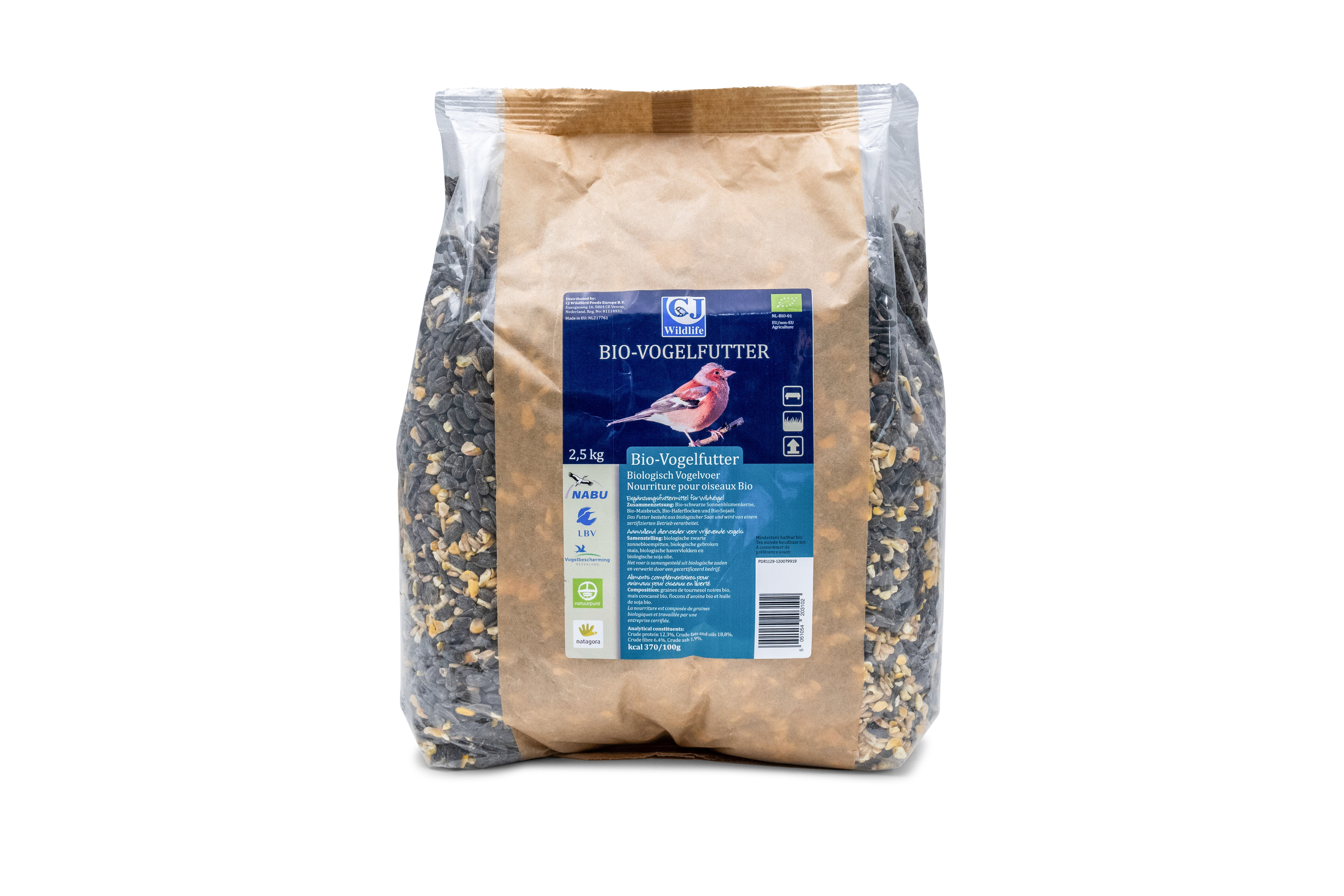 CJ Wildlife - Strooivoer mix Biologisch - Tuinvogelvoer CJ Wildlife - Strooivoer mix Biologisch - Tuinvogelvoer