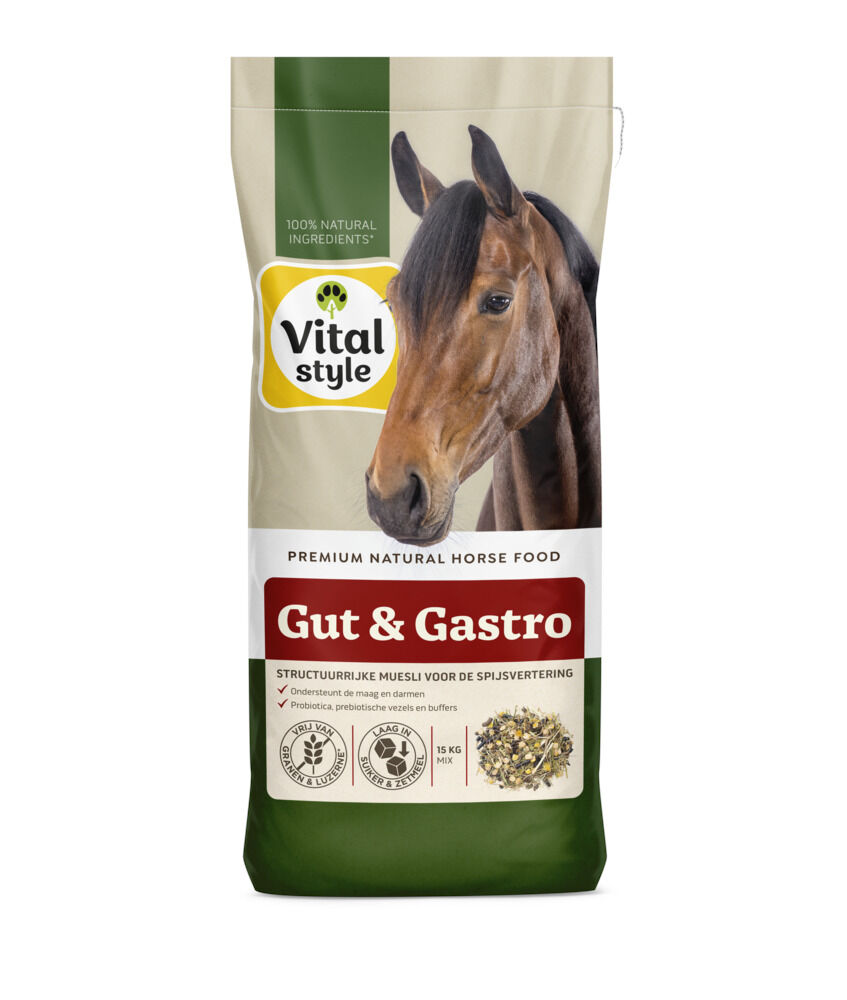 VITALstyle Gut & Gastro Muesli - Paardenvoer VITALstyle Gut & Gastro Muesli - Paardenvoer