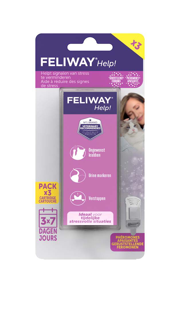 Feliway Help Kat Navulling 3-pack - Anti Stress Feliway Help Kat Navulling 3-pack - Anti Stress