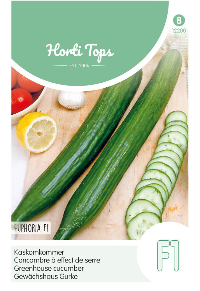 Hortitops Komkommer Cucumis sativus Confida F1 Meeldauwresistent - Groentezaden Hortitops Komkommer Cucumis sativus Confida F1 Meeldauwresistent - Groentezaden