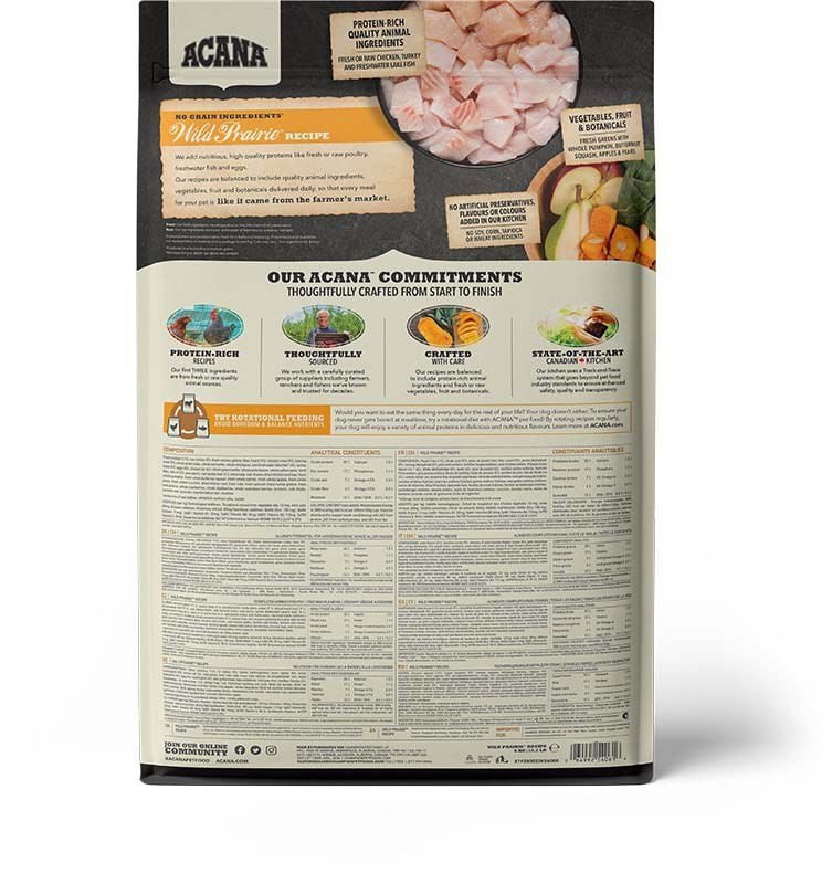 Acana Regionals Wild Prairie Dog Highest proteïn - Hondenvoer - 11.4 - kalkoen, kip