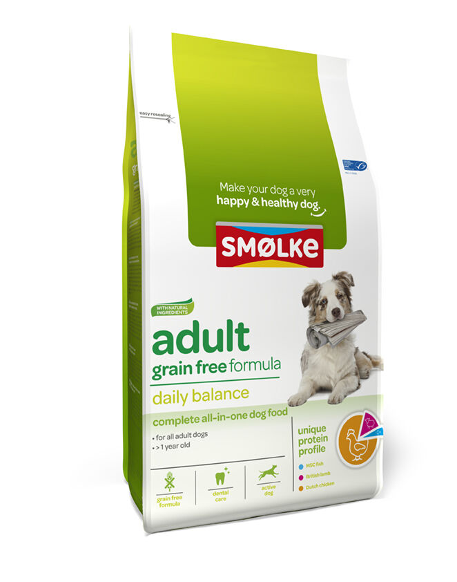 Smölke Adult Graanvrij - Hondenvoer - Kip - Lam - 3 kg