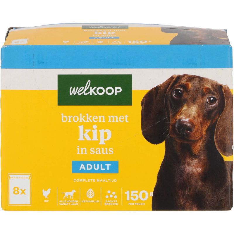 Welkoop Pouch - Hondenvoer - 8x150 gr Welkoop Pouch - Hondenvoer - 8x150 gr