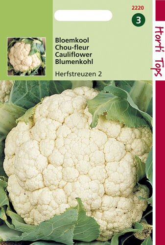 Hortitops Bloemkool Brassica oleracea Herfstreuzen 2 - Groentezaden Hortitops Bloemkool Brassica oleracea Herfstreuzen 2 - Groentezaden