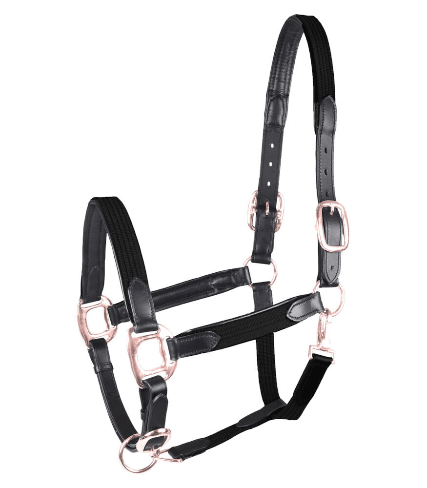 Waldhausen Star Mix - Halster - Zwart Roze - Pony