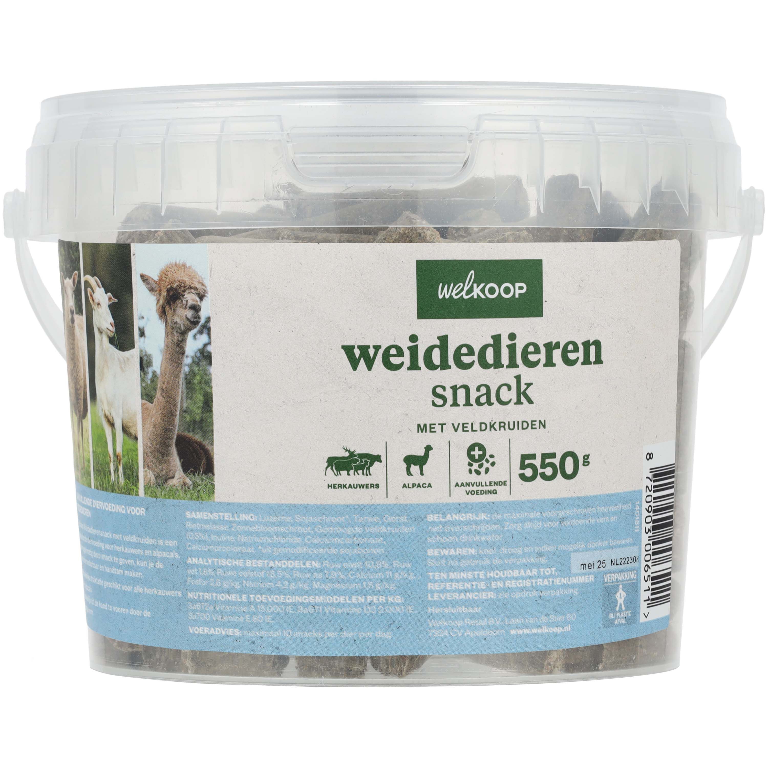 Welkoop - Weidediersnack met Veldkruiden Welkoop - Weidediersnack met Veldkruiden