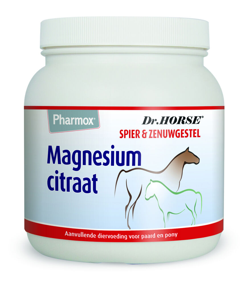 Pharmox Dr. Horse Spier & Zenuwgestel - Magnesiumcitraat - 500.00 - Pot