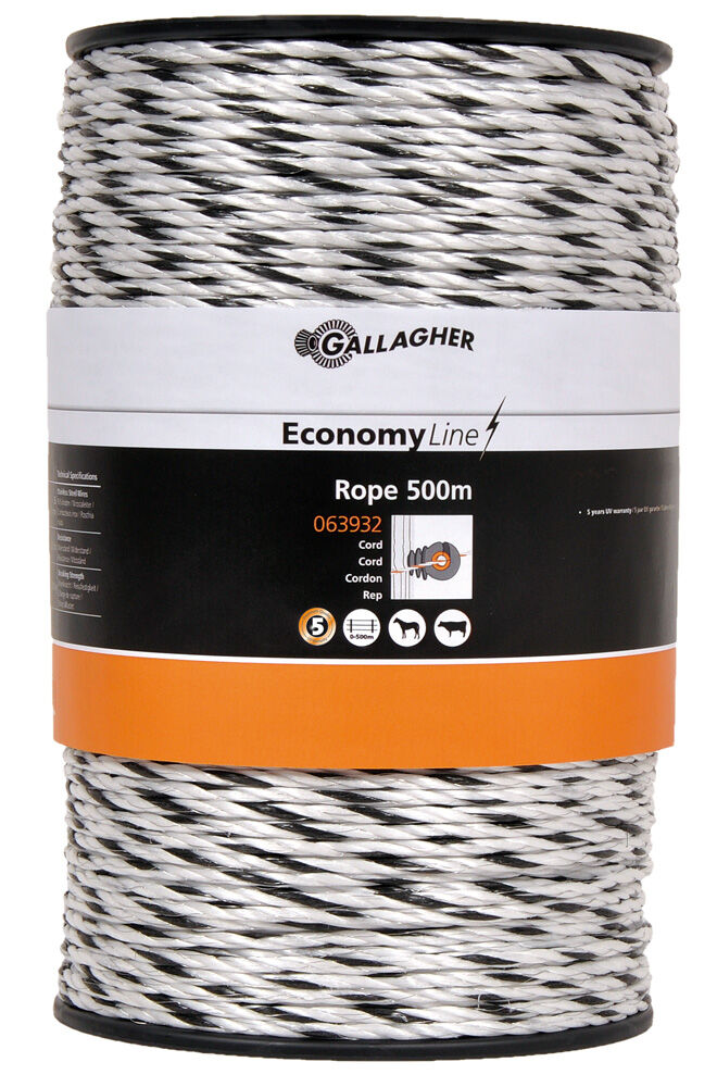 Gallagher EconomyLine - Cord - 31.70 cm - 500.00 - 22.00 cm - 50000.00 cm - 22.00 cm