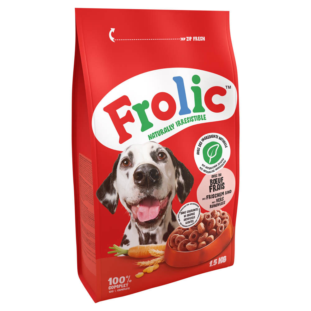 Frolic - Hondenvoer - Rund - 1,5 kg