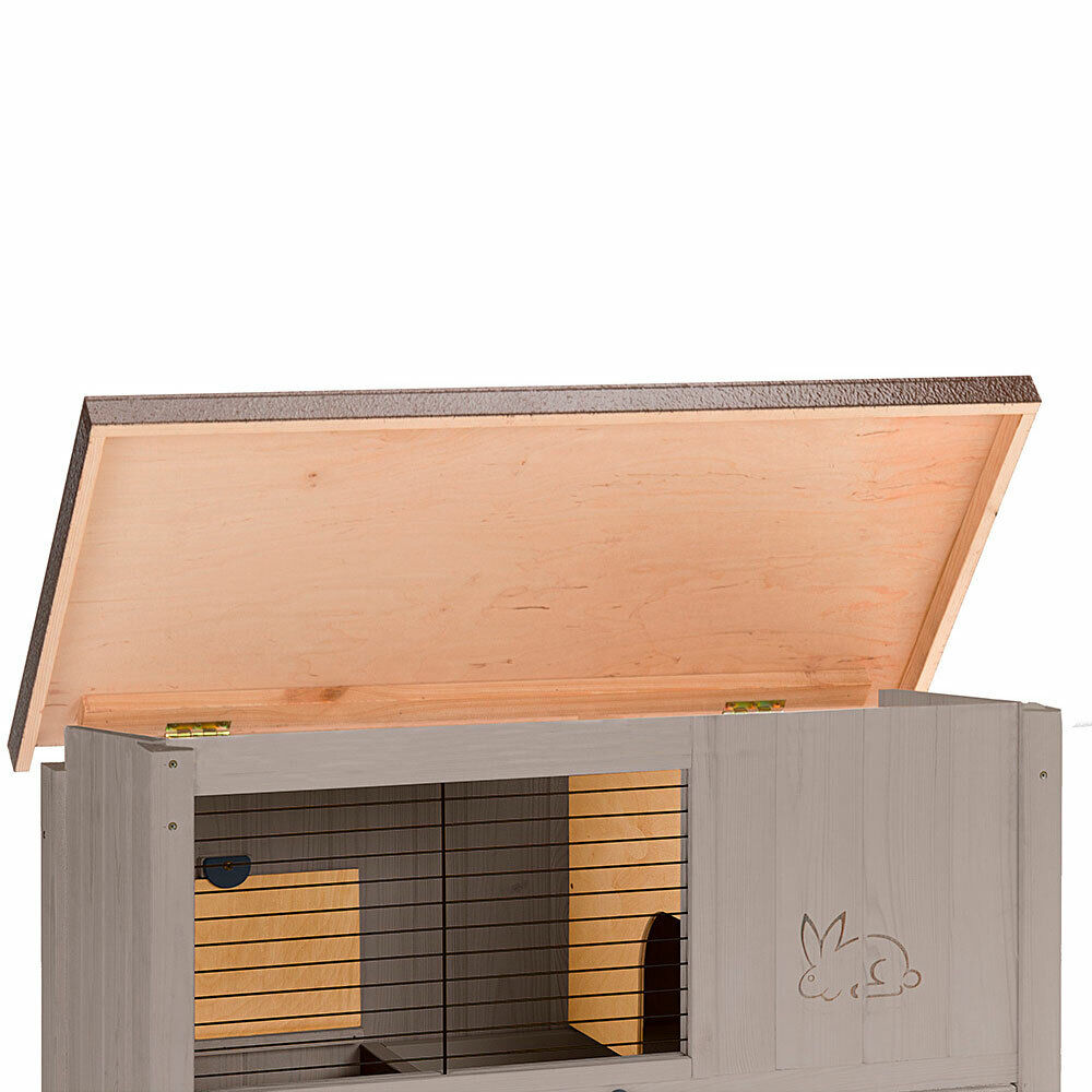 Ferplast Ranch 120 Basic - Konijnenhok - Grijs - 117x117x95.5 cm