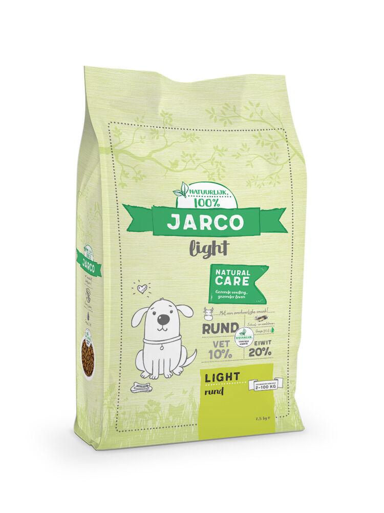 Jarco Dog Light - Hondenvoer - 2500 - rund Jarco Dog Light - Hondenvoer - 2500 - rund