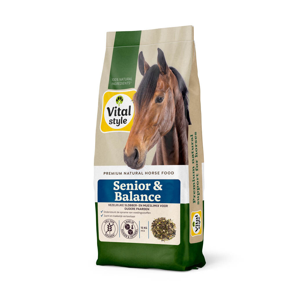VITALstyle Senior & Balance Muesli - Paardenvoer - 15 - Zak
