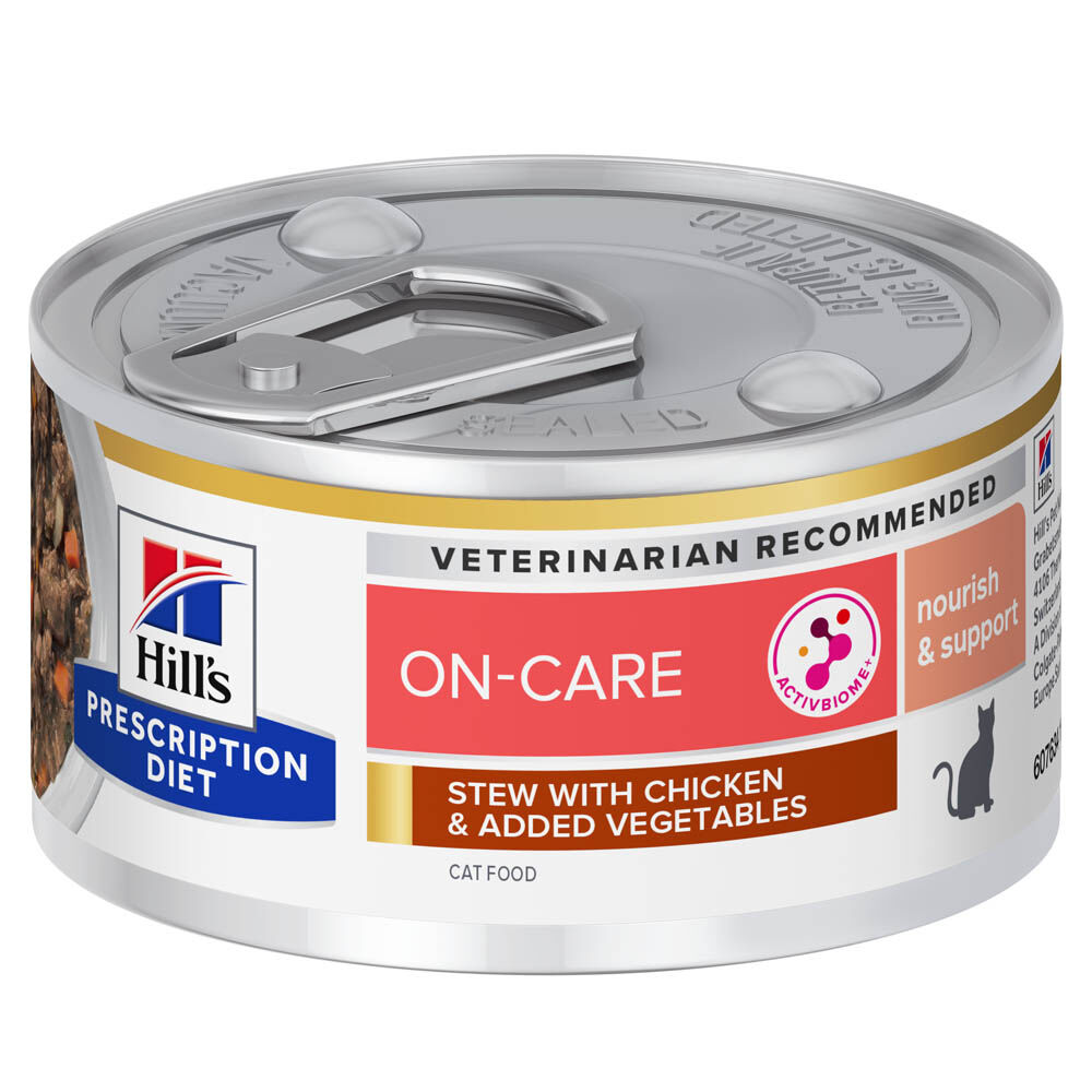 Hill's Prescription Diet On-Care Nourish & Support - Kattenvoer - 82 - groente, kip Hill's Prescription Diet On-Care Nourish & Support - Kattenvoer - 82 - groente, kip