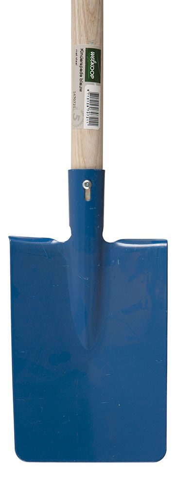 Welkoop Kinderspade - Spades - Kindertuingereedschap - 12 cm - Blauw - 75 cm