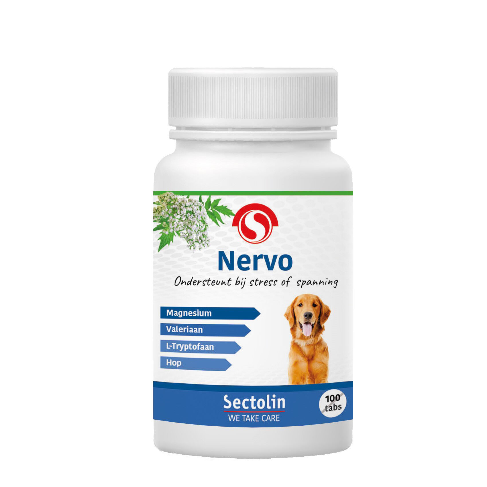 Sectolin Nervo - Kalmeringsmiddel  Hond - 100 - Pot