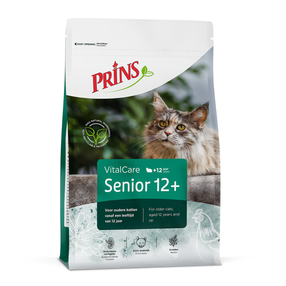 Prins Vital Care Senior 12+ - Kattenvoer - 1500.00 - kruiden