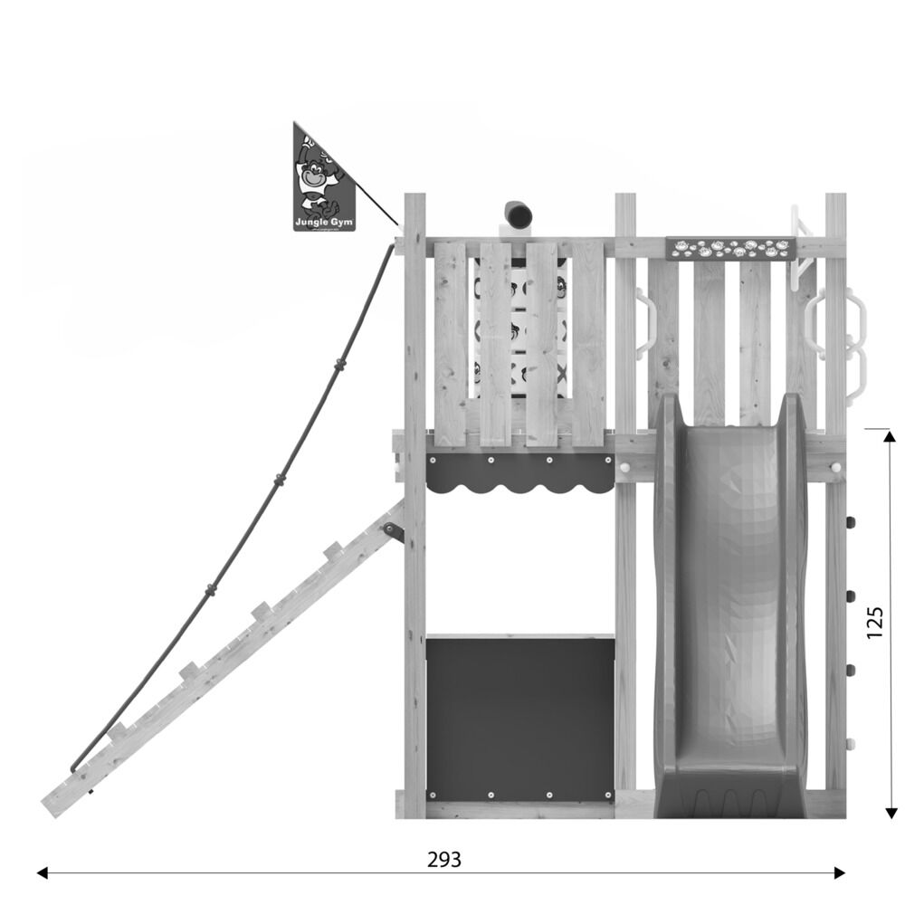 Jungle Gym Sauda Douglas - Speeltoestel - Blauw