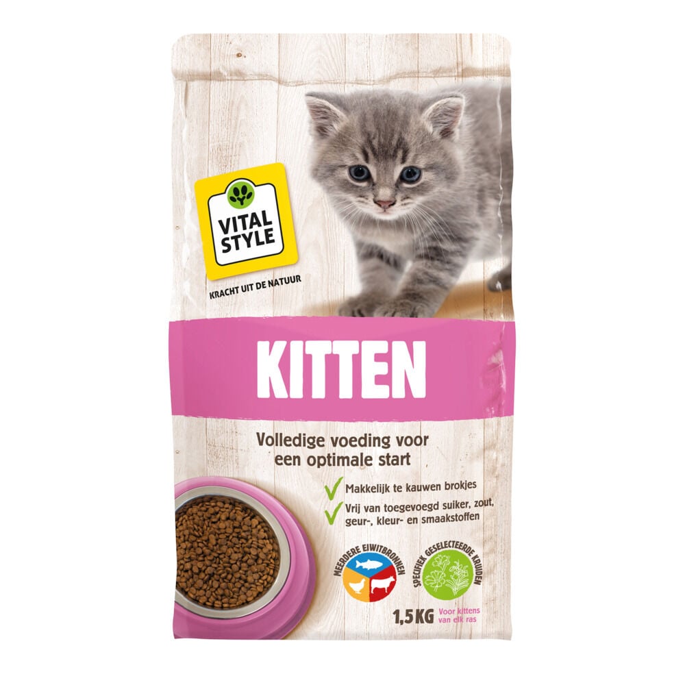 Vitalstyle Kitten - Kattenvoer Vitalstyle Kitten - Kattenvoer