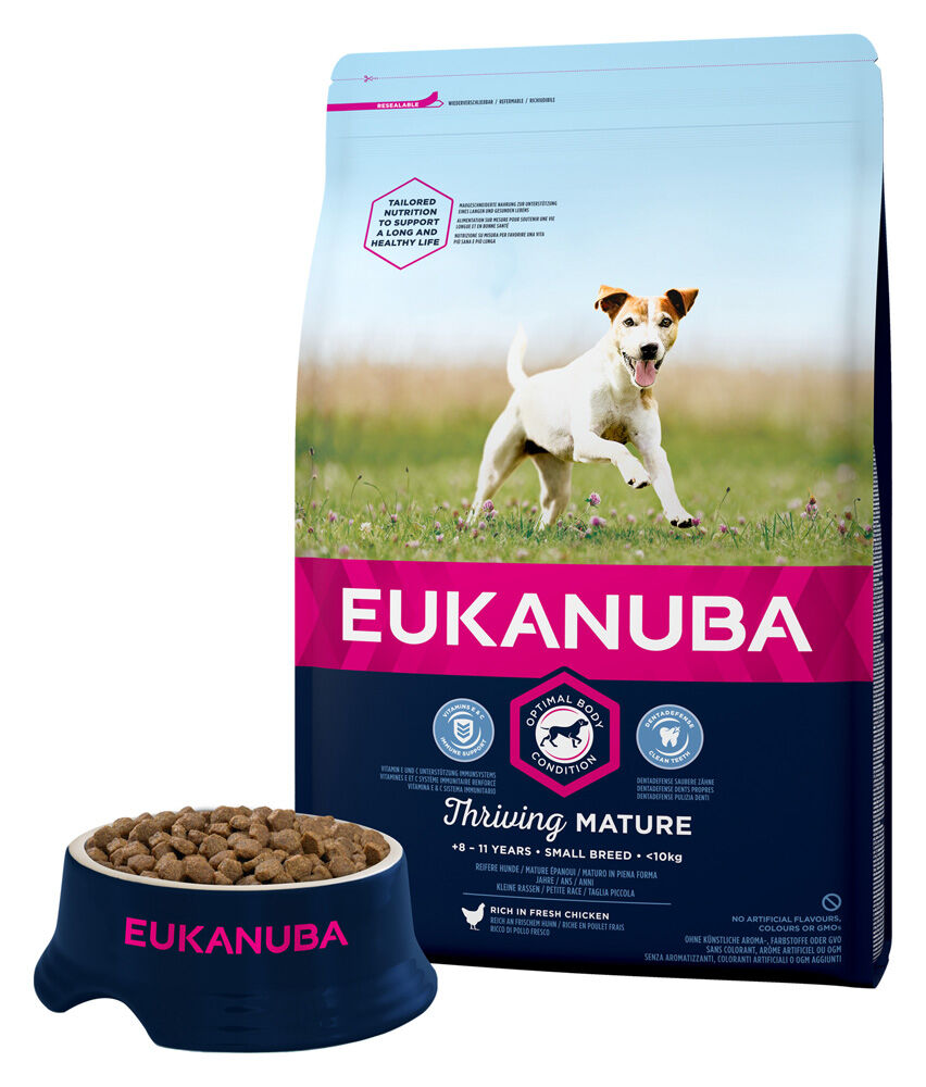 Eukanuba Thriving Mature Small Breed - Hondenvoer - 3 - kip