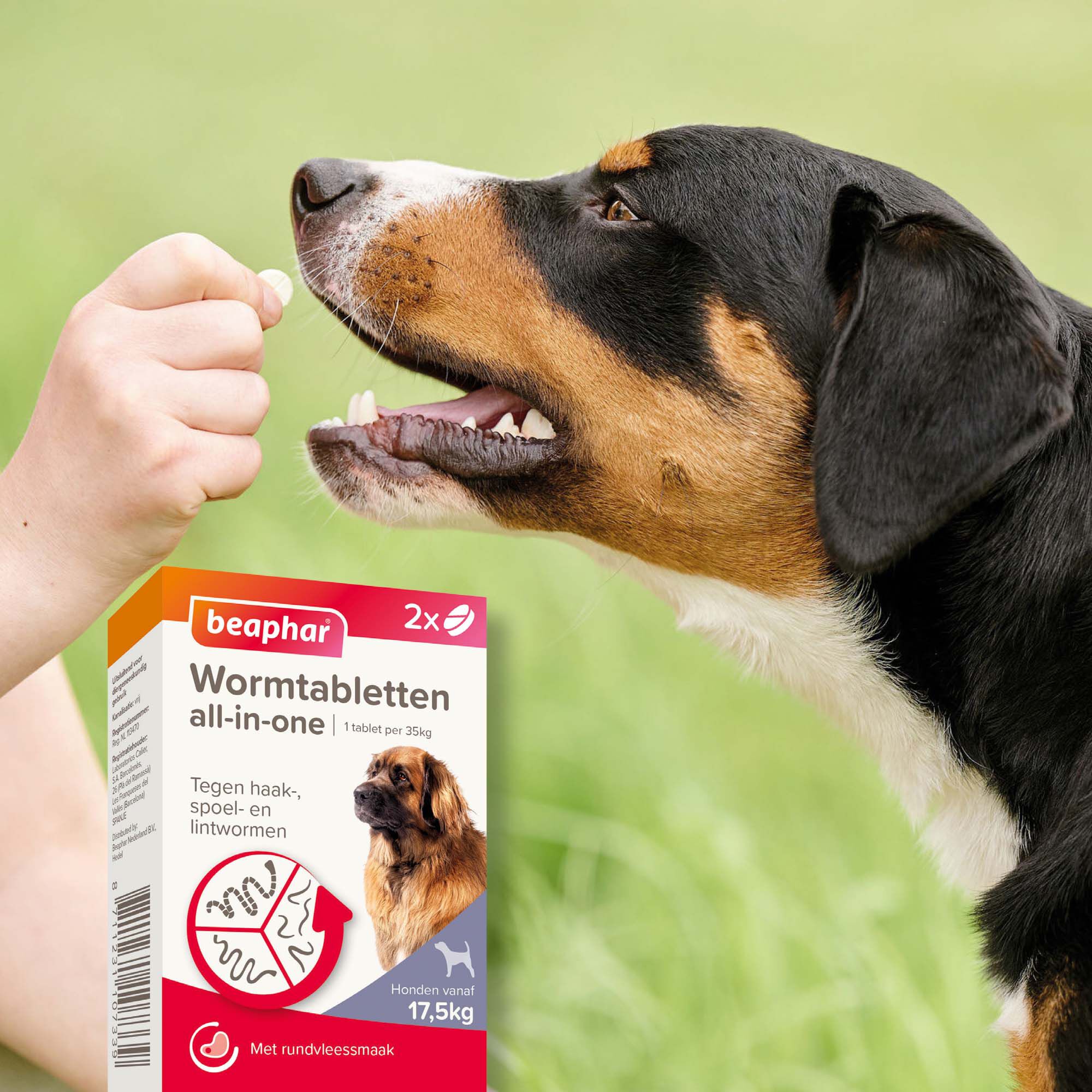 Beaphar All-in-one Tabletten - Ontwormen Hond - M/L